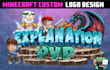 draw minecraft server logo and server icon