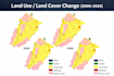 create ndvi, lulc, and land cover maps using satellite imagery