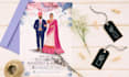 design an elegant indian wedding invite ecard