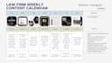develop a strategic social media content calendar for growth