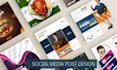 design social media ads promotion posts template