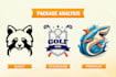 do manual vector tracing, vectorize images, redraw logo, or image to vector