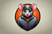 design high quality rat mascot logo with satisfaction guaranteed