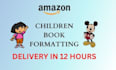 do book formatting kindle ebook paperback formatting KDP layout design
