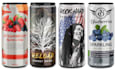 do energy drinks, beer cans, soda, wine, juice label design