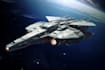 draw a sci fi art, spaceship and illustration for you