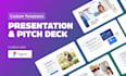 do professional figma pitch deck design in 24 hours