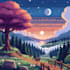 create landscape pixel art for you