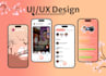design app screens UI UX designing figma prototype