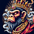 make monkey king mascot logo design with satisfaction guaranteed