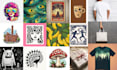 create high quality print designs using midjourney
