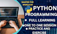 be your python programming tutor, beginner to advanced