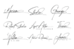 design signature, handwritten, scripted logo