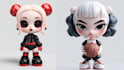 design cute 3d toys, 3d character, 3d mascot in blender