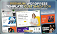 clone any website or convert PSD to elementor wordpress page template