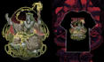 draw amazing stoner rock, psychedelic design for tshirt