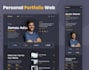 be your front end web developer using HTML, CSS, javascript, bootstrap