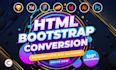 transform figma to HTML, sketch to HTML, PSD to HTML, xd to HTML