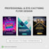 design a professional and eyecatching business flyer in 24 hours