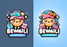 design a cute kawaii logo with exclusive license