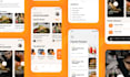 flutter front end UI UX design with firebase screens convert figma to flutter