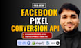 setup meta pixel, facebook conversion API server side tracking