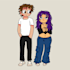 draw you in the style of a scott pilgrim cartoon character