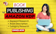 do self book publishing and keyword research for amazon KDP