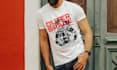 create stylish modern typographic t shirt design for streetwear