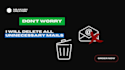 delete all unnecessary emails