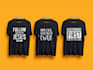 design modern typography t shirt