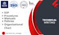 prepare sops, policies and procedures, equipment manuals, process flows, chart