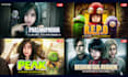 design an eye catching youtube thumbnail