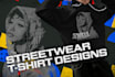 design vintage halftone graphics for your clothing brand