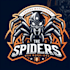 creative unique spider mascot logo design with satisfaction guaranteed