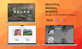 design or redesign a professional, responsive wix website
