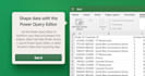 do excel data transformation and mashup with power query and pivot