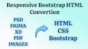 do HTML CSS bootstrap conversion on your webpage