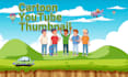 draw amazing roblox cartoon youtube thumbnail in any style