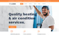 design hvac website plumbing website air duct website
