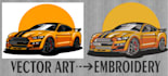 do embroidery digitizing image into dst, pes in few hours