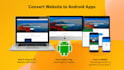 convert website to an android apps