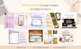 create listing images, mockups and thumbnails for your etsy shop