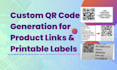 generate custom qr codes in bulk