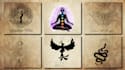 design the sacred geometry logo, spiritual