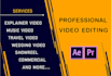 do wedding video with cinematic event editing professionally premium