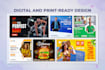 do any graphic design, flyer, poster, brochure, logo, vector, photo editing