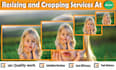 do image resizing, cropping and background removal