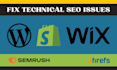 fix h1 critical fetal errors, robots txt, sitemaps, website technical seo issues
