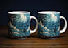 creative eye catching typography mug design
